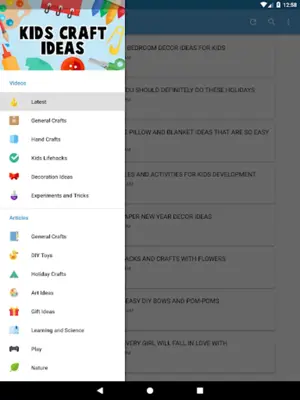 Kids Craft Ideas android App screenshot 0